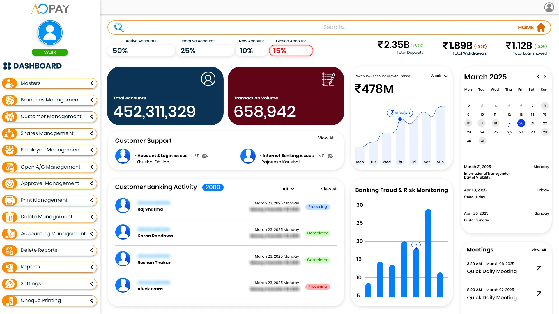 Multi-channel payment gateway API supporting credit cards, debit cards and digital wallets.